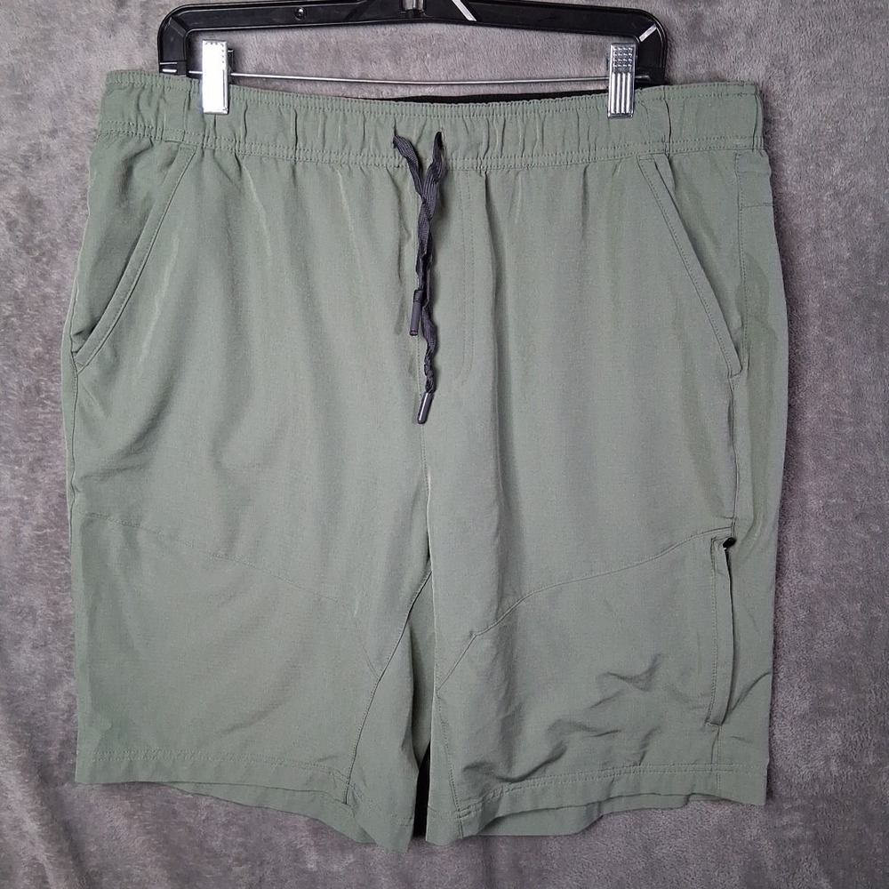 Gerry Venture Performance Shorts Men 2XL Teal Green Stretch‎ Outdoor Travel